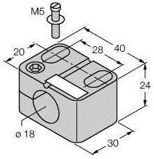 Turck 6947215 Zacisk mocujący BST-18N 1 szt.