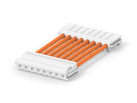 Kabel przewód-płytka, 300 V, raster: 2.5mm, 300mm, Pomarańczowy