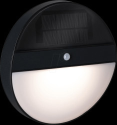 94264 LED solar wall light, anthracite, IP44, motion sensor