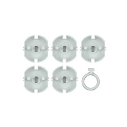 Zaślepka do gniazda ZG-1 (opak. 5 szt. + kluczyk) Plastrol