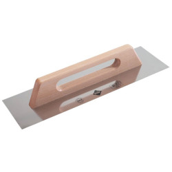 RUBI Tiling Tools 65988 Steel Trowel Wooden Handle 19in