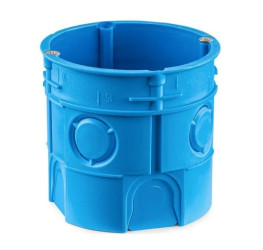 Puszka podtynkowa 60mm głęboka z wkrętami niebieska Z60Dw 34035203 /50szt./