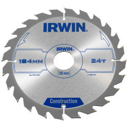 IRWIN&#xAE; 1897197 Construction Circular Saw Blade 184 x 30mm x 24T ATB