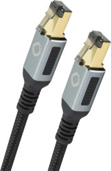 kabel LAN Oehlbach D1C13353, 1 szt., RJ45, CAT 8.1, 2.00 m, czarny