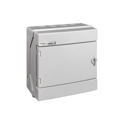 Rozdzielnica hermetyczna natynkowa PV 8 modułowa 1x8M drzwi pełne RH-8/UV AC/DC 500V AC 1500 V DC 100 A 36.908 ELEKTROPLAST