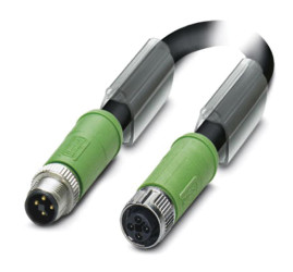 Przewód czujnik-siłownik ze złączem Złącze M12 długość 10m Rodzaj A Żeńskie Złącze B Złącze M12
