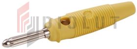 Wtyk banan 4mm BUELA-30-YEL 60V=/30V~ 30A