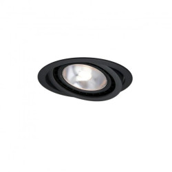 Oczko podtynkowe czarne NERO z ruchomym źródłem światła GU10/AR111 LP-4424/1RS BK movable Light Prestige
