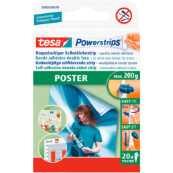 tesa&#xAE; 58003 Powerstrips Poster Pack Of 20