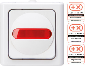 561602008 BLUE ELECTRIC control switch, Arctic white