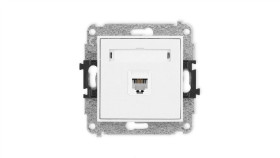 Mini Mechanizm Gniazda Telefonicznego Pojedynczego 1Xrj11, 4-Stykowy,...