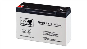 Akumulator Vrla Agm 6V 12Ah (Żywotność 3-5Lat) Mws12-6