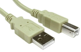 Kabel USB, dł. 3m, kolor: Szary