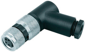 Złącze wielostykowe przemysłowe 3-pinowe M8 Montaż na kablu Gniazdo binder