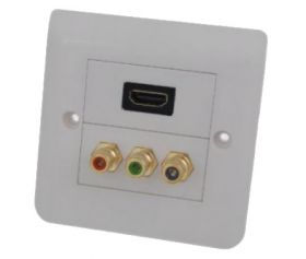 GNIAZDO HDMI*1+RGB KWADRAT PODTYNK