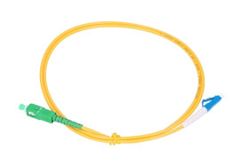 Patchcord Jednomodowy, Simplex, G652D, 3mm, 1m Extralink SC/APC-LC/UPC