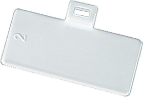 PA label, inscribable, (W x H) 22 x 10 mm, white, 01400101001