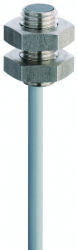 DW-AD-623-M8-120, Czujnik indukcyjny, M8x1, PNP/NO, sr=2mm przewód o dł. 2m, dł. obudowy 16mm, czoło zakryte, obudowa ze stali s