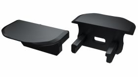 Zaślepka do profilu B czarna z otworem