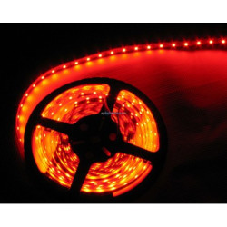 taśma LED 3528 czerwona wodoodporna 1m