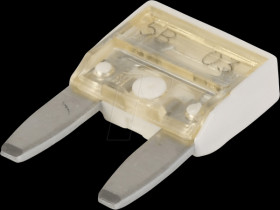 FKS flat fuse (mini), 25 A, white (clear)