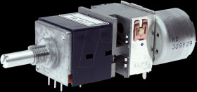 194449 ALPS RK27112MC motor studio potentiometer, stereo, 10 K