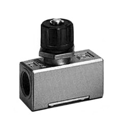 Regulator przepływu SMC Gwintowany Regulator prędkości AS