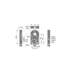 Czujnik indukcyjny z otworem SIA15-CE NPN NO+NC H R, SIA000121