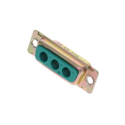 Amphenol DAM3W3SN DSub Mixed Contact Connector Female Unshrouded 3W3 Socket