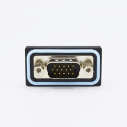 Złącze D-Sub lutowane 15-pinowe Męski Pionowy Montaż na płytce drukowanej raster 2.29mm