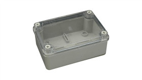 Puszka N/T Hermetyczna 120X80x50 Bez Dławików Ip56 Pokrywa Przezroczysta...