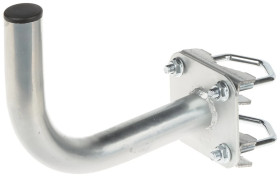 Uchwyt rurowy do mocowania anten / kamer do rury / słupa / balustrady średnica fi 32mm, dystans 190mm URL-32L20