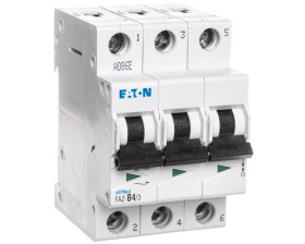 Wyłącznik nadprądowy 3P B 4A 15kA AC FAZ-B4/3 278839
