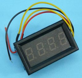 ZEGAR PANEL.LED 4,5-30V h+DATA BLUE