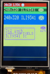 LCD-TFT-3i2-CG-240x320RGB ILI9341 Z40