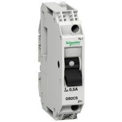 Wyłącznik automatyczny 500mA 1 Pole Schneider Electric Układy 250V ac