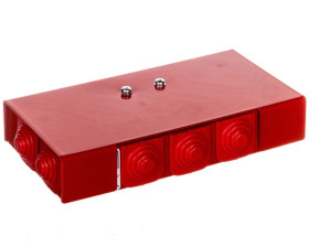 Puszka instalacyjna przeciwpożarowa E90 bezpiecznik 0,375A PIP-2AN/0,375A