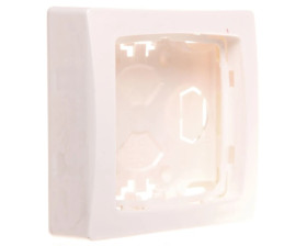 OTEO Puszka natynkowa pojedyncza biała 086091