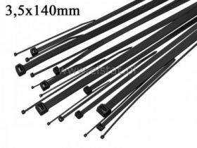 Opaska zaciskowa 3,5 x 140mm ( czarna odp. na UV )