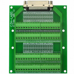 CZH-LABS 68-Pin VHDCI DSUB SCSI-5 Screw Terminal Block Breakout Board.