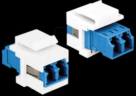 86357 Keystone module LC Duplex fem.>fem.Singlemode