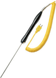 Immersion probe, -50 to 700 °C, thermocouple type K, 881603