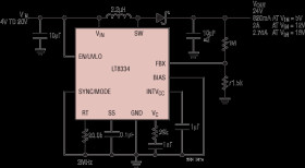 Low I Boost/SEPIC/Inverting Converter with 5A, 40V Switch