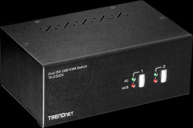 TK-232DV 2-port dual monitor DVI KVM switch