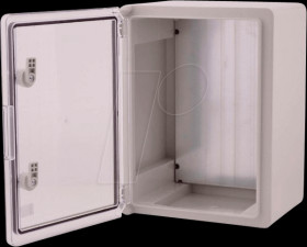 BXPPABST300400220-F01 IP65 wall enclosure, 300 x 400 x 220 mm, transparent