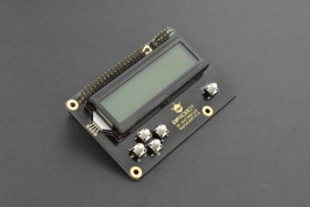 DFRobot I2C 16x2 RGB LCD KeyPad HAT with RGB Backlight(Compatible with Raspberry Pi 4B/3B+)