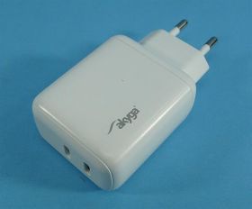 ŁAD.SIEC.40W 2xUSB-C 12V/3A