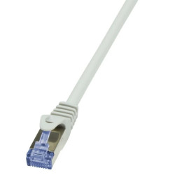 LogiLink Patchcord S/FTP szary kat.6A LSZH 0,25m