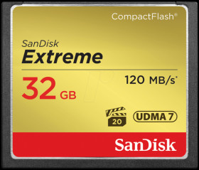 SDCFXSB-032G-G46 CF-Card 32GB, SanDisk Extreme 120MB/s