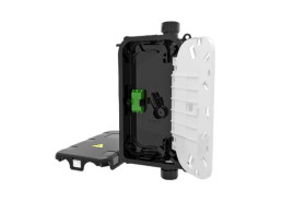 Panel krosowniczy, obudowa, 2-portowy LC 1 Jednomodowy HellermannTyton Connectivity